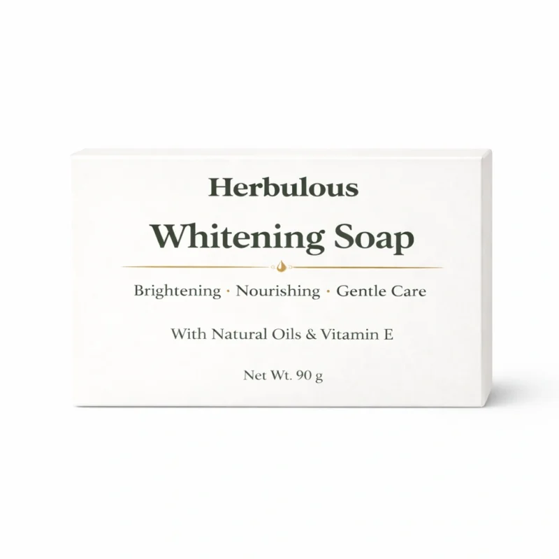 Herbulous Whitening Soap for brighter and even skin tone