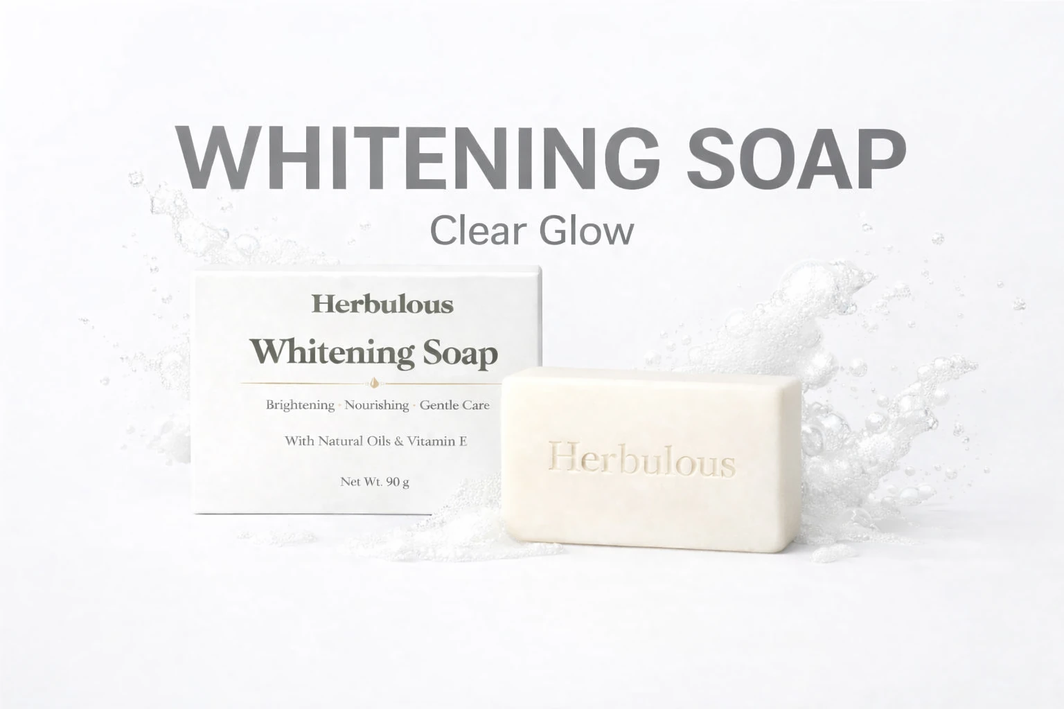 Whitening Soap Banner