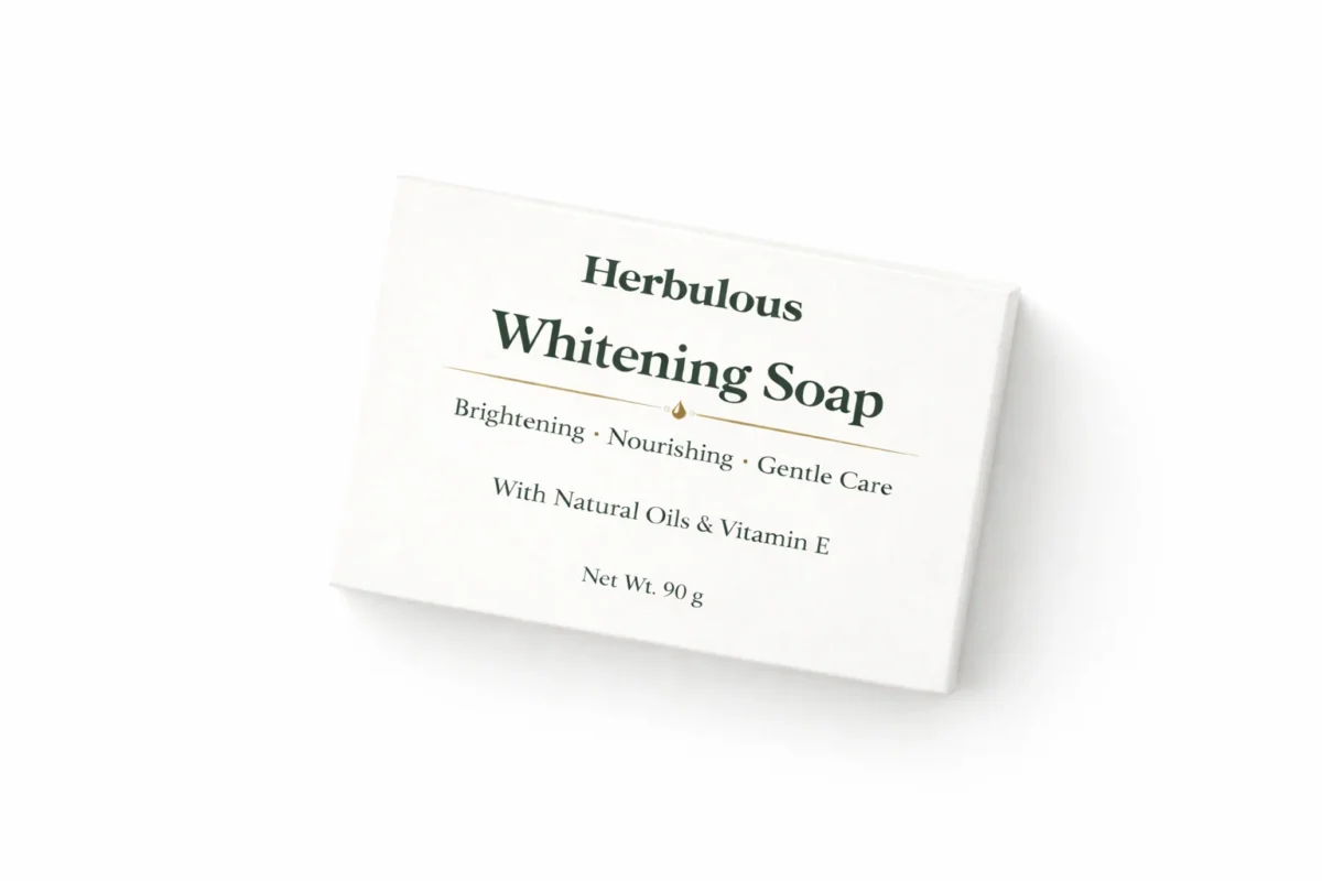 Herbulous Whitening Soap Left Image