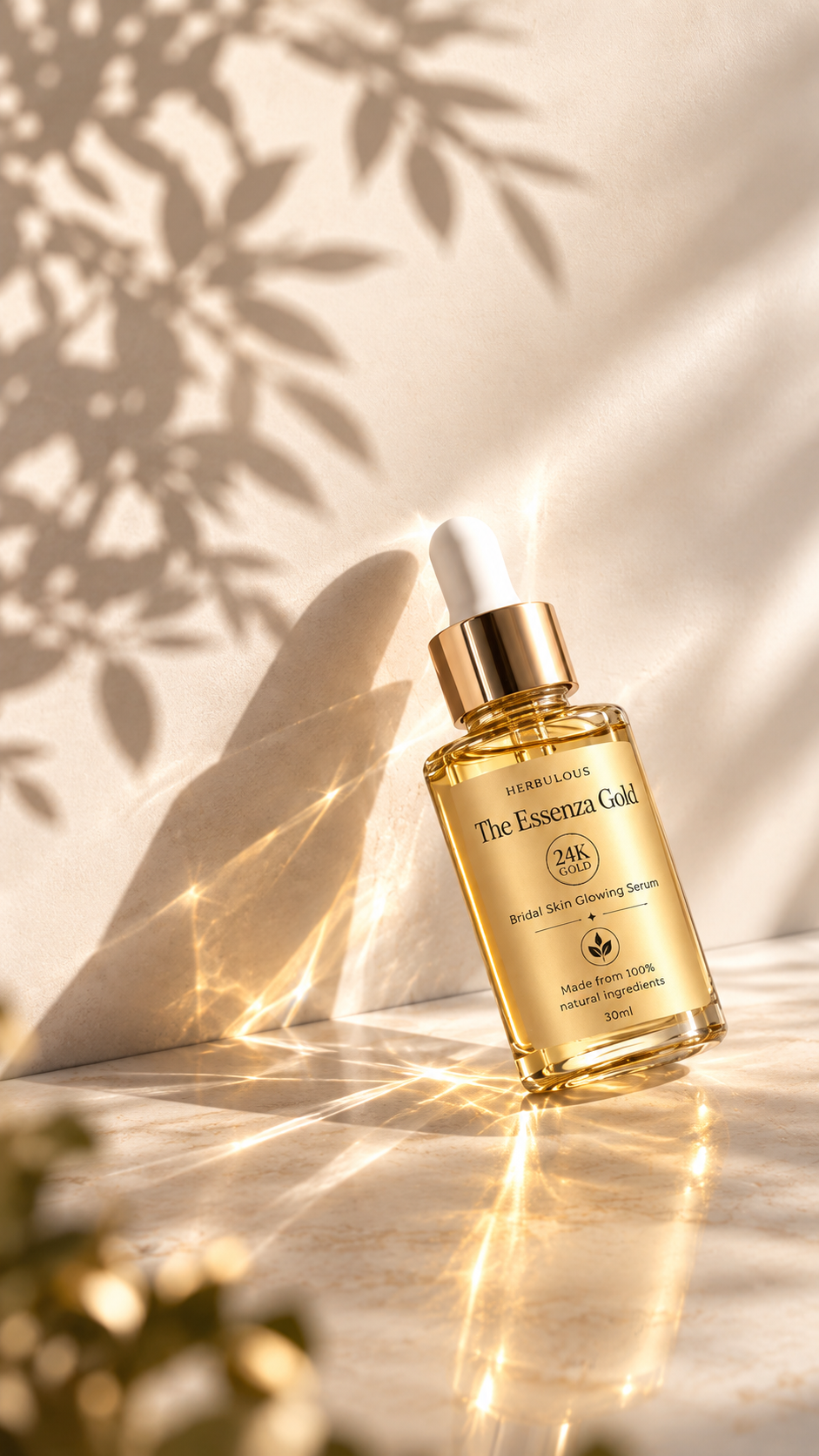 Herbulous The Essenza Gold 24K Bridal Skin Glowing Serum