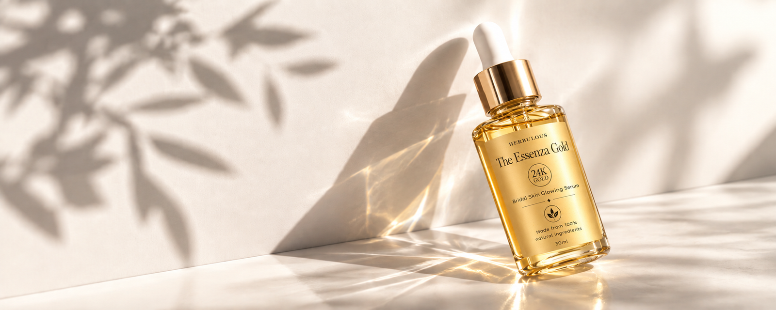 Herbulous The Essenza Gold 24K Bridal Skin Glowing Serum