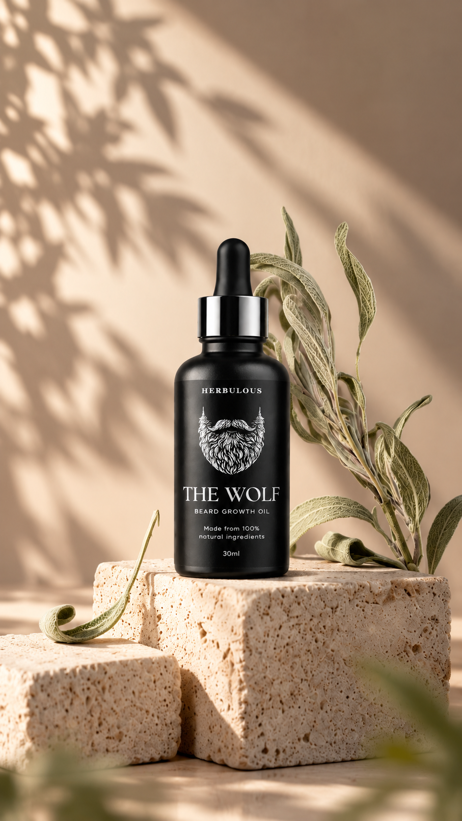 Herbulous The Wolf Beard Growth Oil
