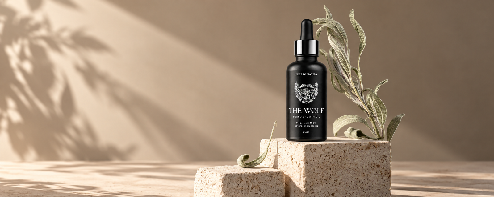 Herbulous The Wolf Beard Growth Oil